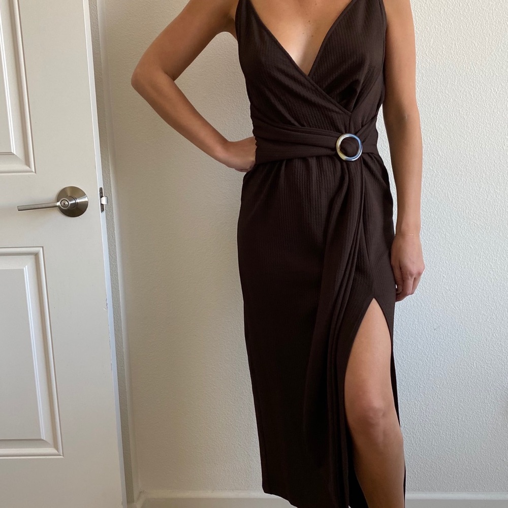 Zara brown dress
